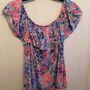 Lilly Pulitzer off shoulder top